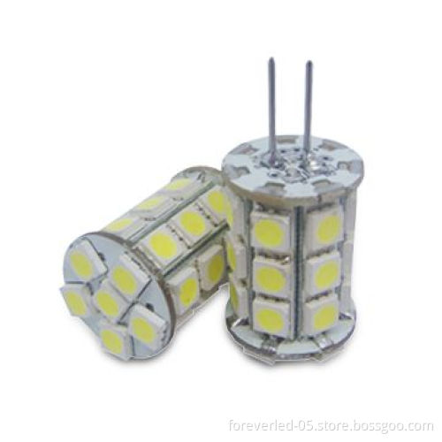 Tower Type G4/12V DC/27 LED Halogen Bulbs, Replacement for RV Camper Trailer Boat Marine, 3.24W